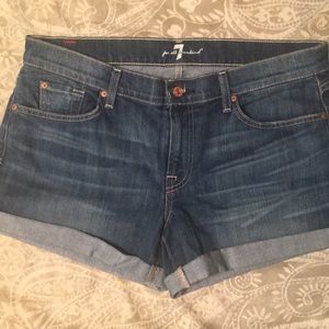 7 For All Mankind denim shorts